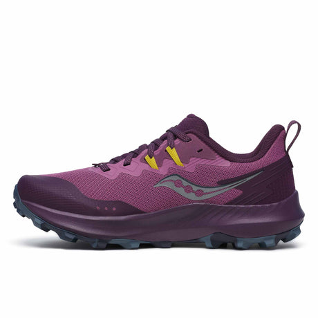 Saucony Peregrine 14 Women's Trail Running Shoes - Plum / Eggplant