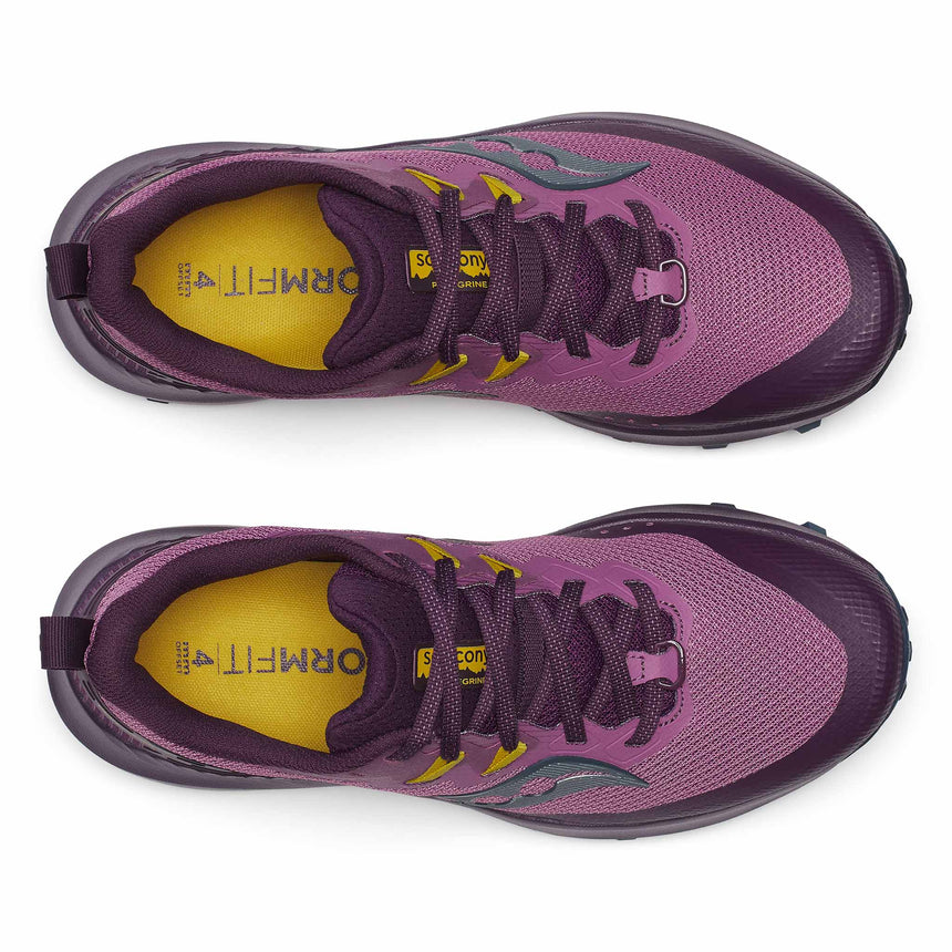 Saucony Peregrine 14 Women's Trail Running Shoes - Plum / Eggplant