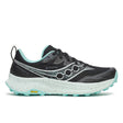 Saucony Peregrine 16 GTX chaussures de course à pied trail femme - Black / Aqua