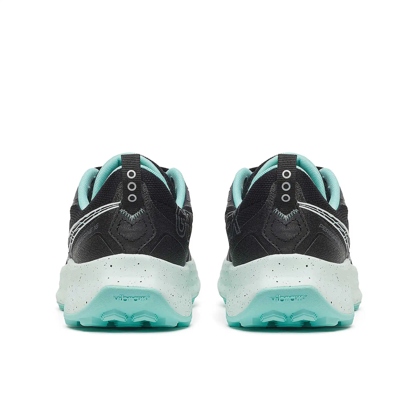 Saucony Peregrine 16 GTX chaussures de course à pied trail femme - Black / Aqua