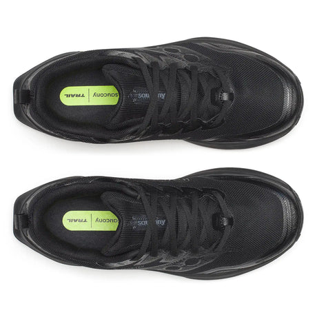 Saucony Peregrine 16 GTX chaussures de course à pied trail femme - Triple Black