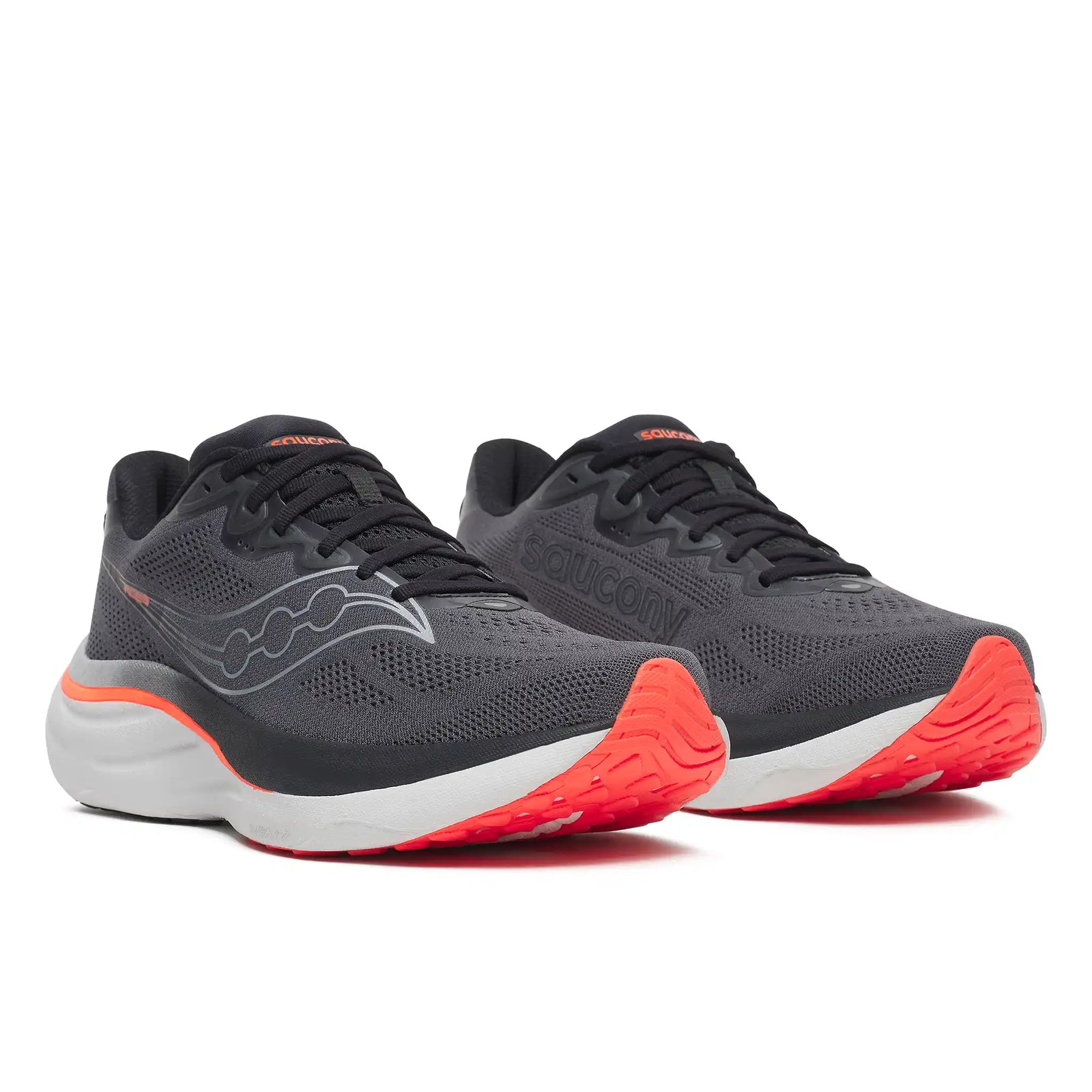 Saucony Ride 19 souliers de course à pied homme - Carbon / Black