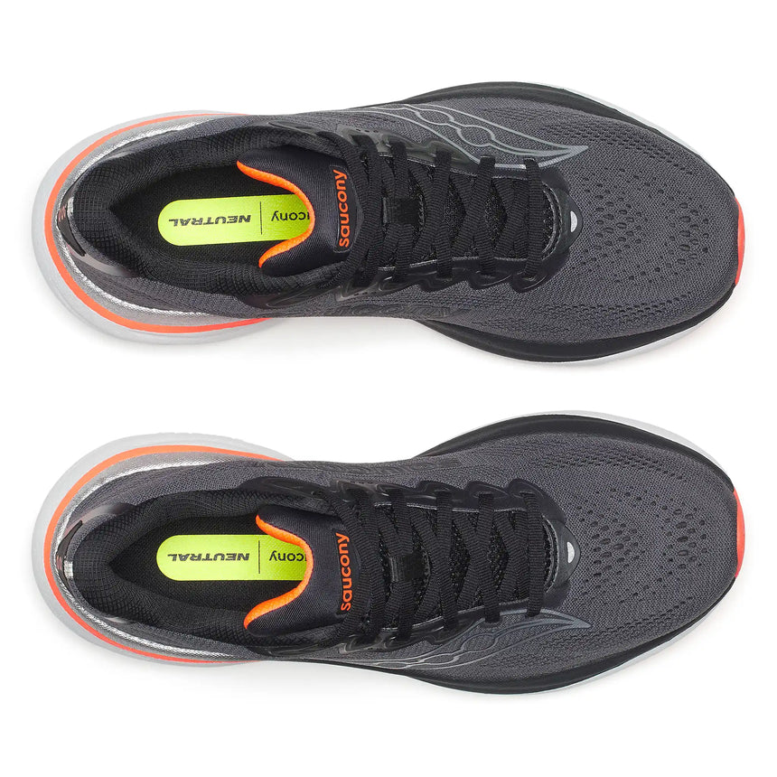 Saucony Ride 19 souliers de course à pied homme - Carbon / Black