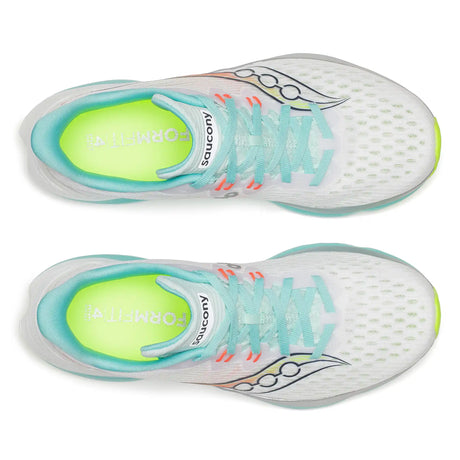 Saucony Kinvara 16 chaussures de course à pied femme - White / Aqua