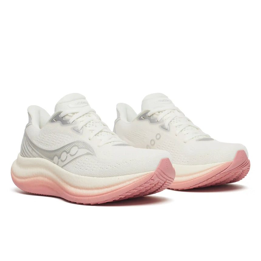 Saucony Triumph 23 espadrilles de course femme - Ivory / Mauve
