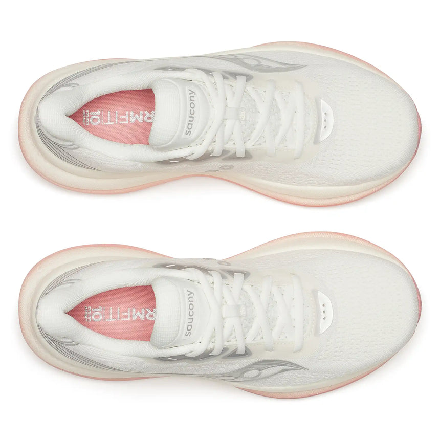 Saucony Triumph 23 espadrilles de course femme - Ivory / Mauve