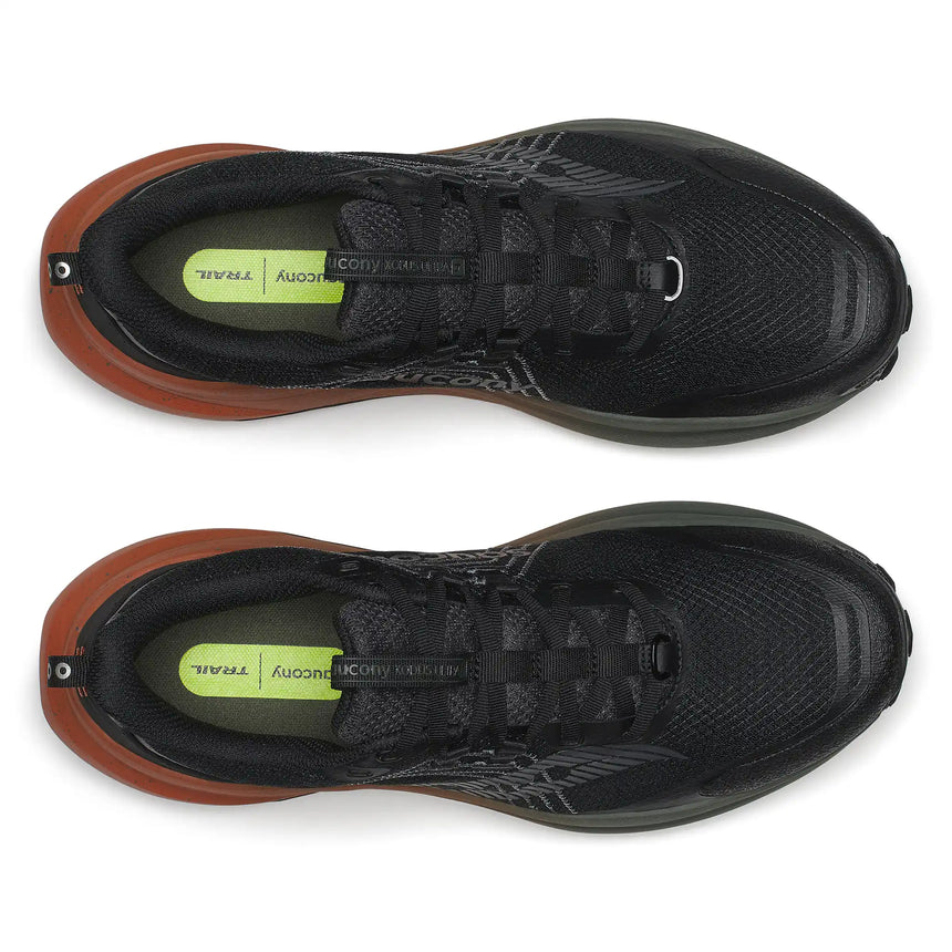 Saucony Saucony Xodus Ultra 4 chaussures de course à pied trail homme - Black / Rust