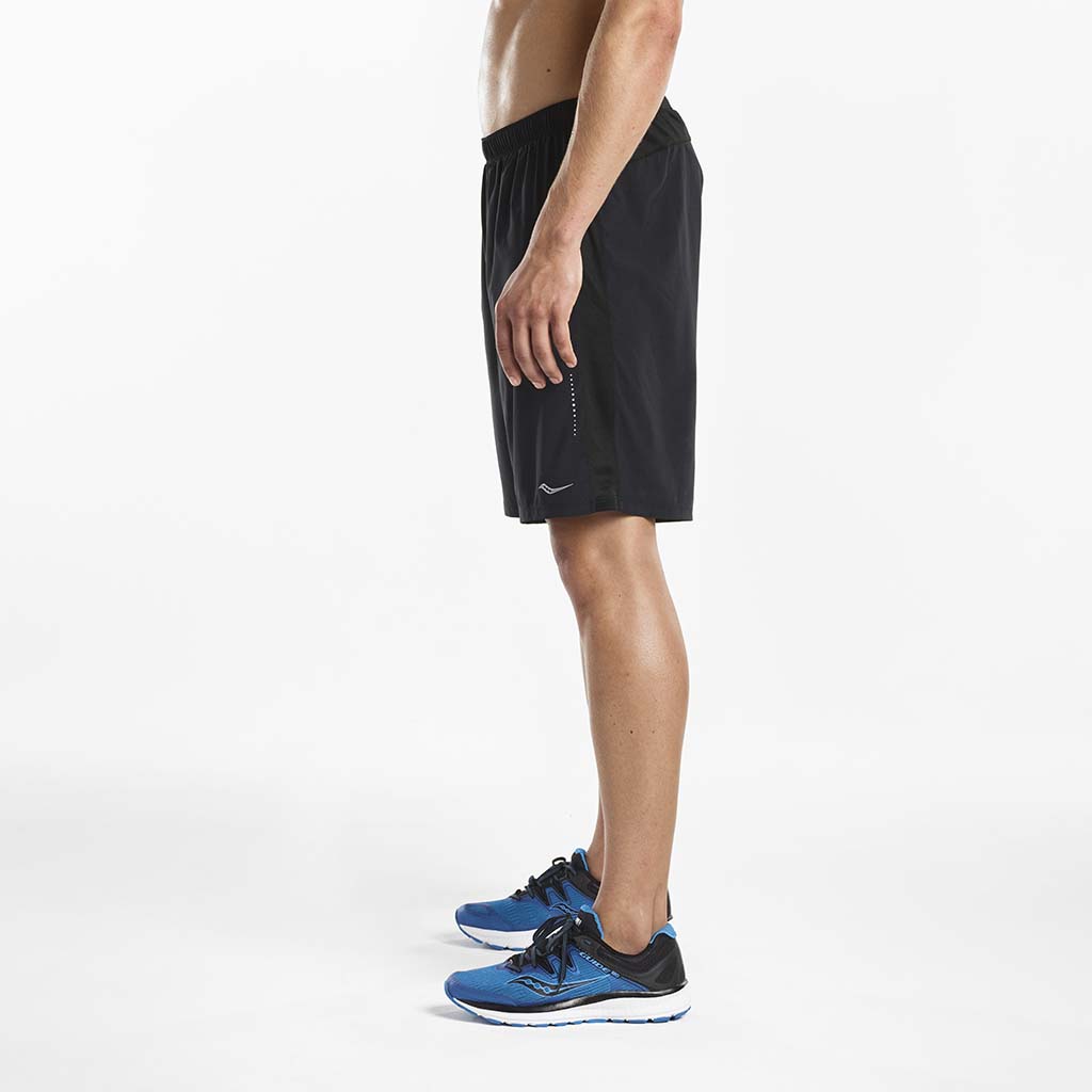 Saucony Saucony Interval 9-Inch 2 en 1 short de course à pied homme