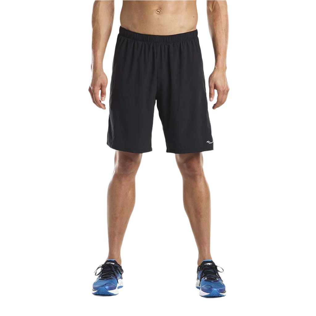 Saucony Saucony Interval 9-Inch 2 en 1 short de course à pied homme
