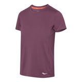 Saucony Saucony Stopwatch Short Sleeve t-shirt de course à pied femme