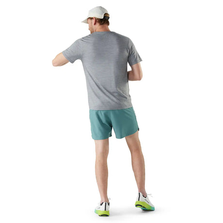 Smartwool short Active doublé 13 cm - Sarcelle poussiéreux