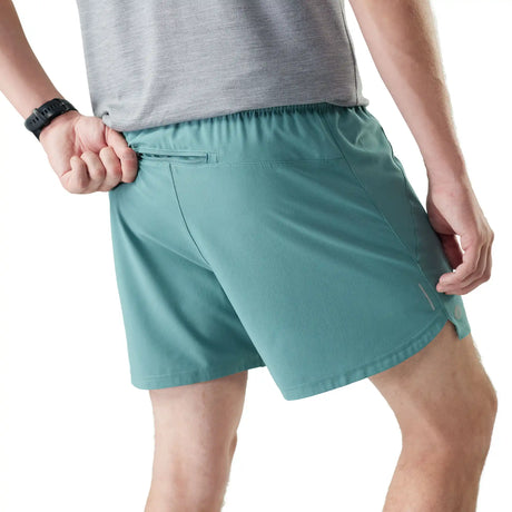 Smartwool short Active doublé 13 cm - Sarcelle poussiéreux