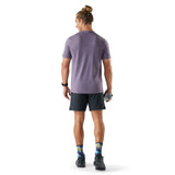 Smartwool T-shirt Active pour homme - Chiné violet tempête