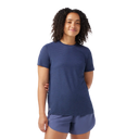Smartwool T-shirt Active Mesh pour femme - Nuit tombante / Marine foncé