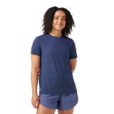 Smartwool T-shirt Active Mesh pour femme - Nuit tombante / Marine foncé