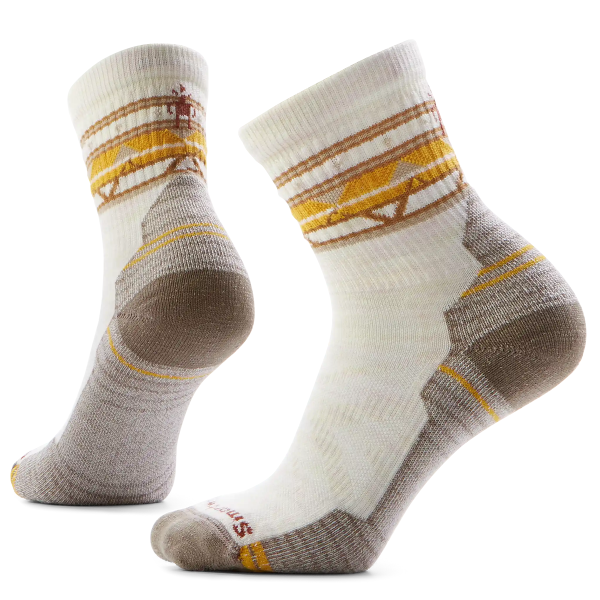 Smartwool mi-chaussettes de randonnée Hike Light Cushion femme - Gris cendré / Charbon