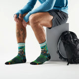 Smartwool chaussette de randonnée imprimée Trail Trekker - Mousse d'hiver