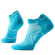 Smartwool socquette basse de course pour femme - Blanc / Bleu capri