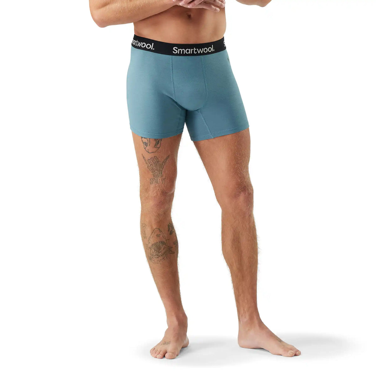 Smartwool caleçon boxeur en laine mérinos pour hommes - Sarcelle poussiéreux