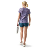 Smartwool T-shirt Merino col rond pour femme - Violet tempête des montagnes