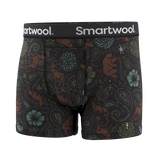 Smartwool Smartwool caleçon boxeur imprimé Merino pour hommes - Paisley noir