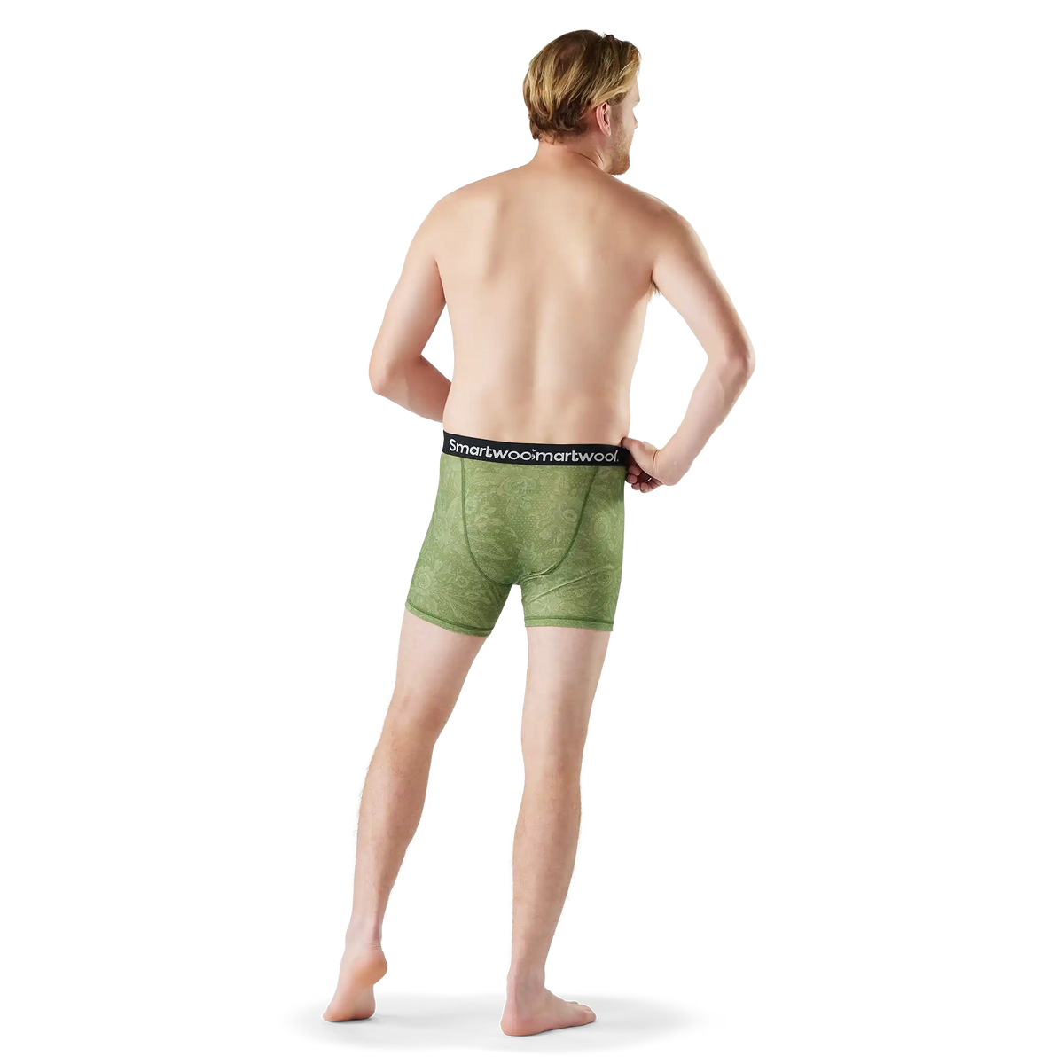 Smartwool Smartwool caleçon boxeur imprimé Merino pour hommes - Floral fougère festive