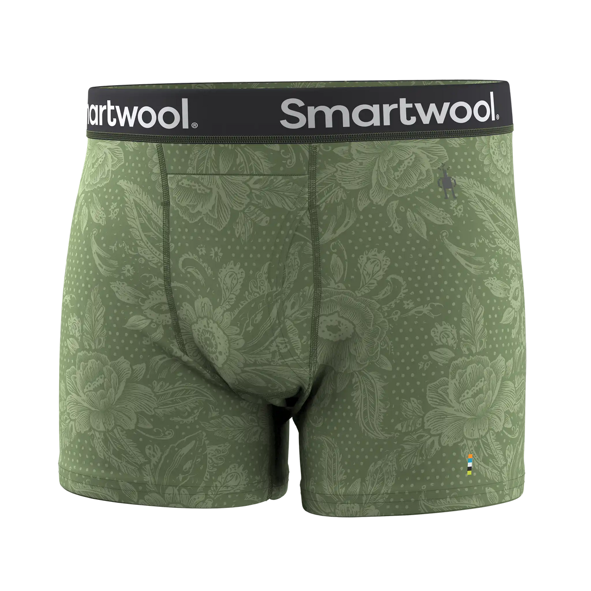 Smartwool Smartwool caleçon boxeur imprimé Merino pour hommes - Floral fougère festive