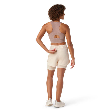 Smartwool Smartwool Intraknit Lined short de course à cuissard intégré femme