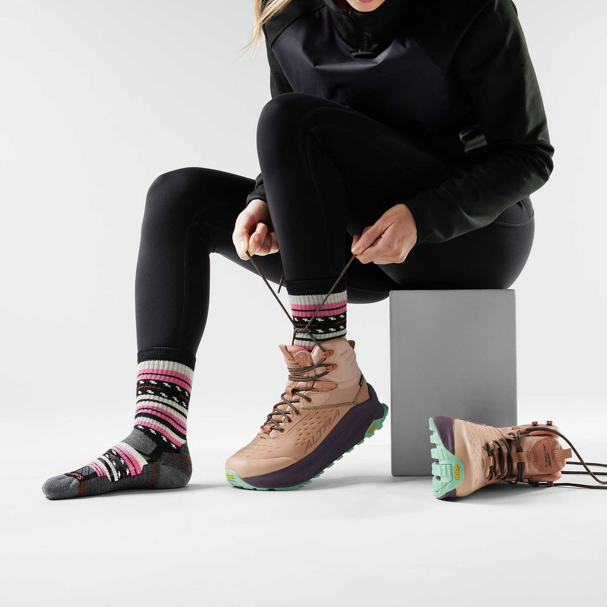 Smartwool Smartwool Performance Hike Light Cushion chaussettes imprimées femme