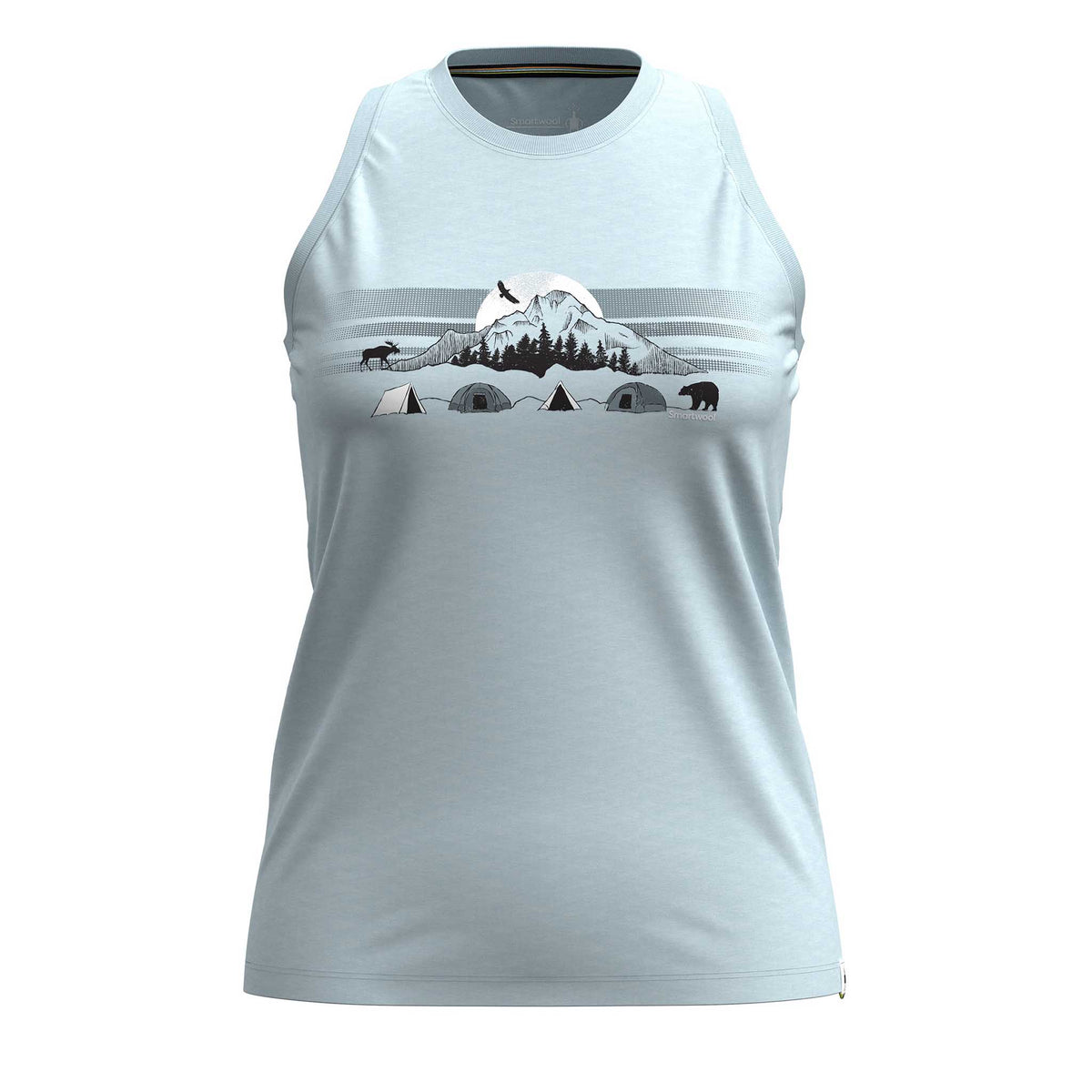 Smartwool Smartwool camisole imprimée Mountain Moon à col près du cou pour femme