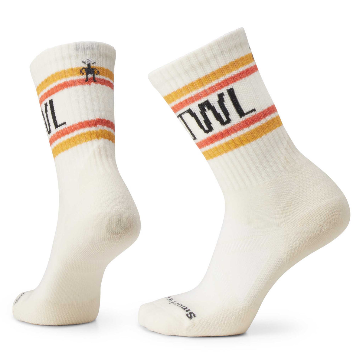 Smartwool Smartwool chaussette de sport rayée SMRTWL rétro