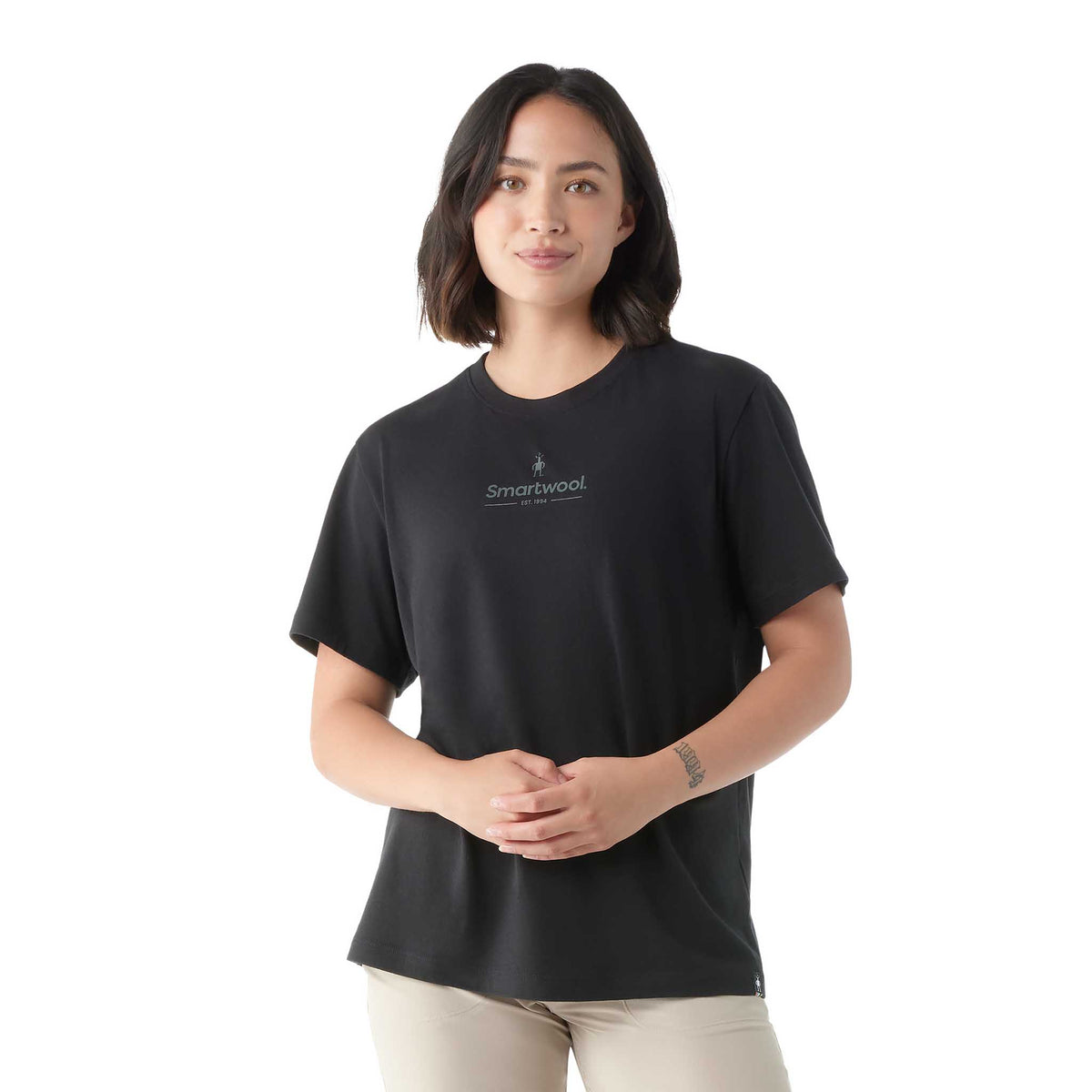 Smartwool T-shirt à manches courtes à logo imprimé Smartwool pour homme