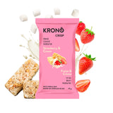 Krono Nutrition Strawberry and Cream Crispy Rice Bar