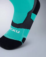 2XU Vectr Light Cushion Crew chaussettes de course à pied - Aurora / Noir