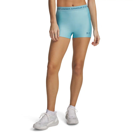 Under Armour Heatgear short court 8 cm femme - Blue Haze / Boundless Blue