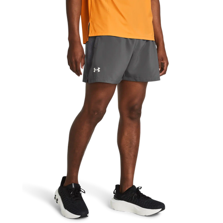Under Armour UA Launch short de course à pied 13 cm (5 po) pour homme - Castlerock / Castlerock/ Reflective