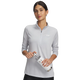 Under Armour Tech Half Zip Twist chandail de course à pied pour femme - Halo Grey / White