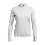 Under Armour Tech Half Zip Twist chandail de course à pied pour femme - Halo Grey / White