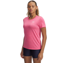 Under Armour Tech Twist T-shirt à manches courtes pour femme - Super Pink / White