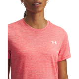 Under Armour Tech Twist T-shirt à manches courtes pour femme - Venom Red / White