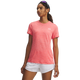 Under Armour Tech Twist T-shirt à manches courtes pour femme - Venom Red / White