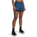 UA Fly-By short 2-en-1 pour femme - Wham Blue / Academy Reflective