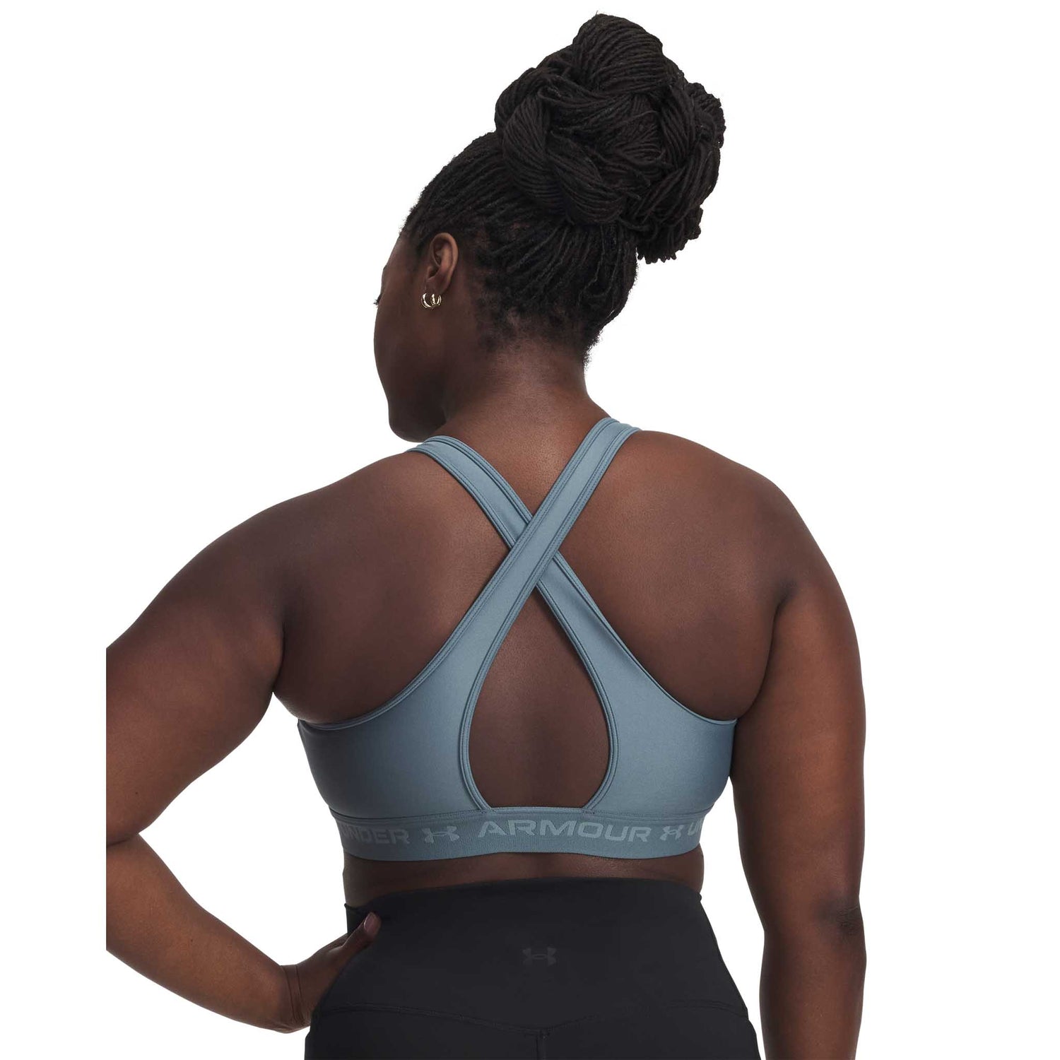 Under Armour UA Crossback Mid – Soutien-gorge sport croisé dans le dos pour femmes