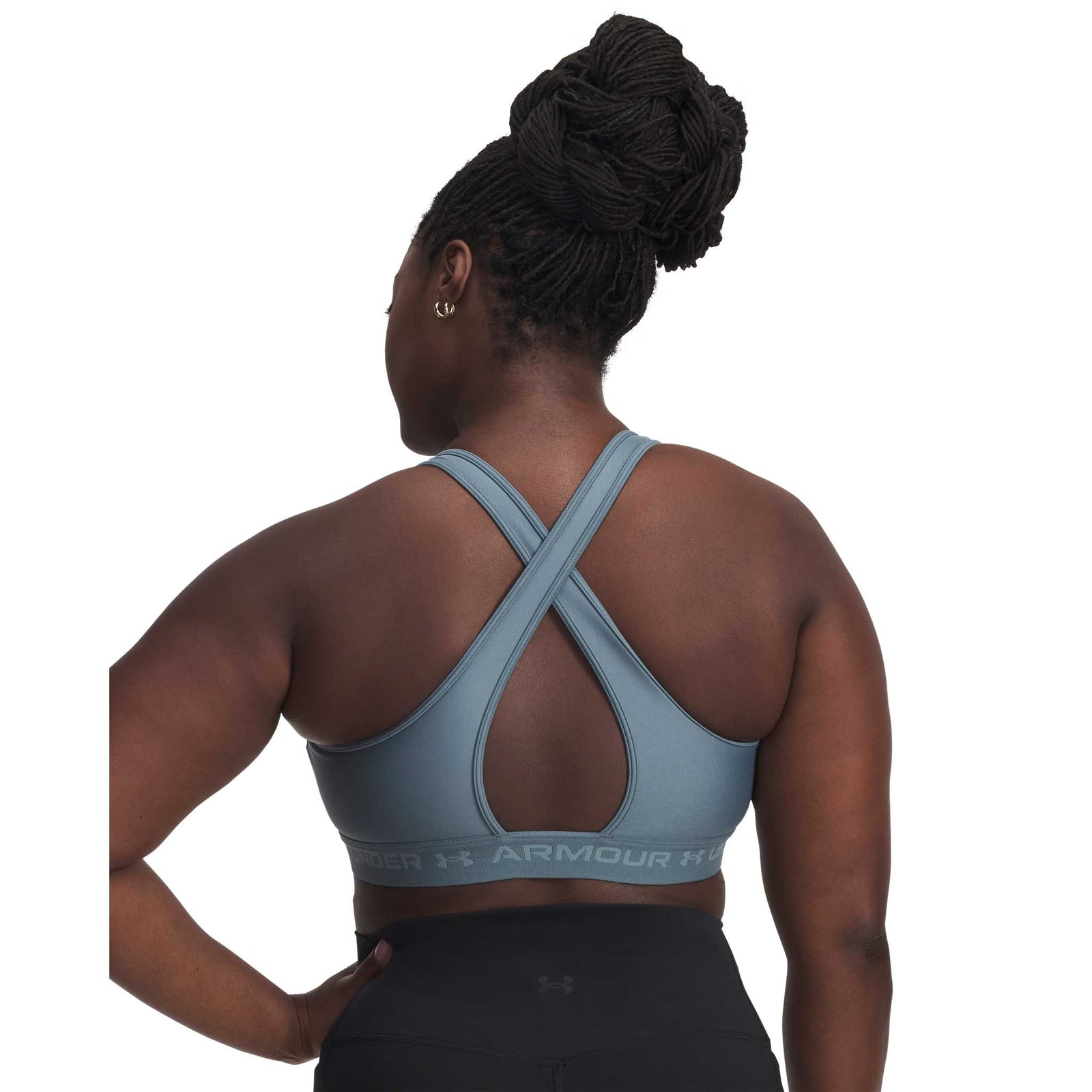 Under Armour UA Crossback Mid – Soutien-gorge sport croisé dans le dos pour femmes
