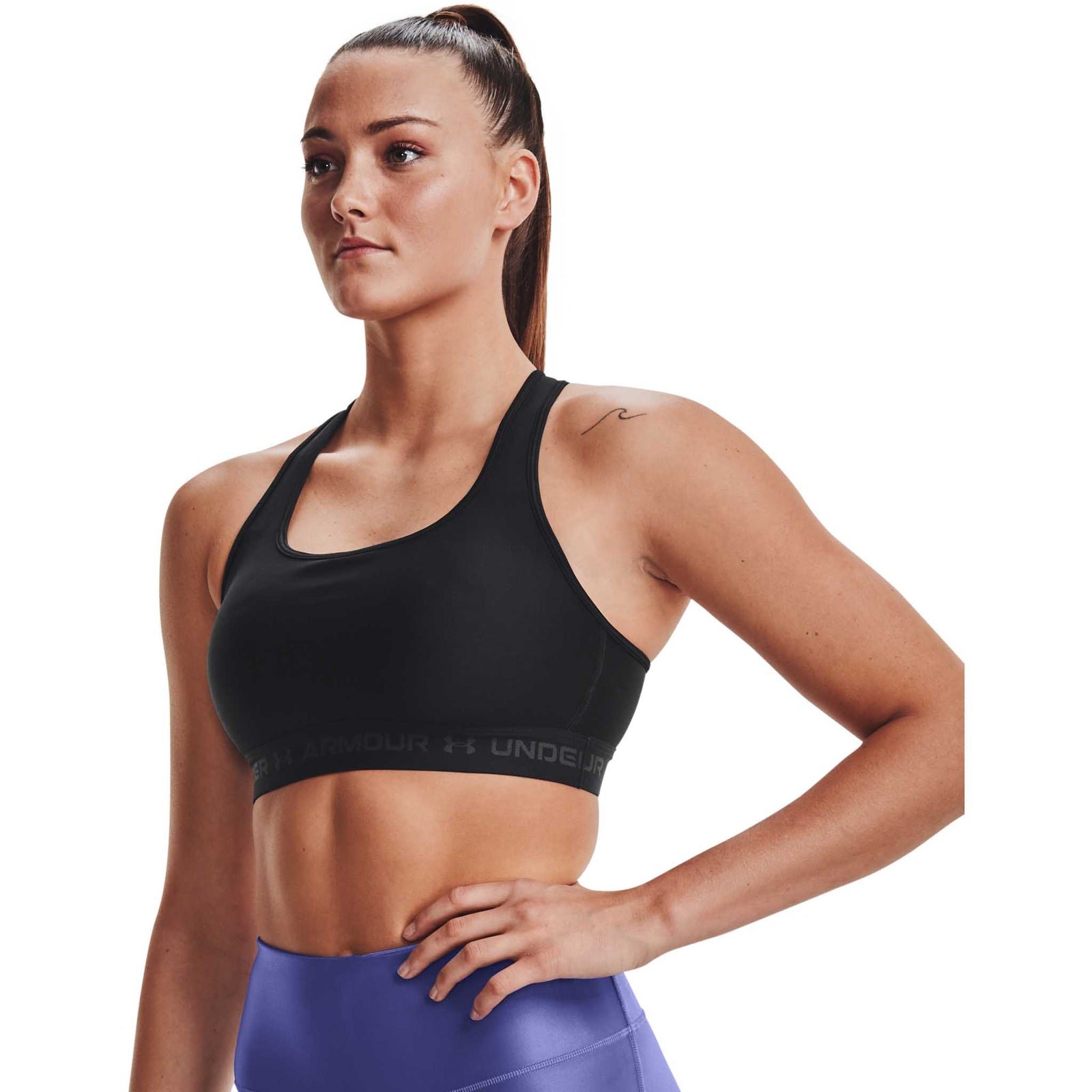 Under Armour UA Crossback Mid – Soutien-gorge sport croisé dans le dos pour femmes