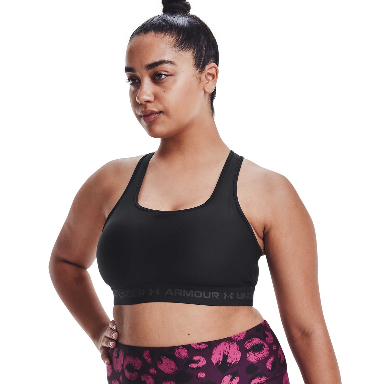 Under Armour UA Crossback Mid – Soutien-gorge sport croisé dans le dos pour femmes