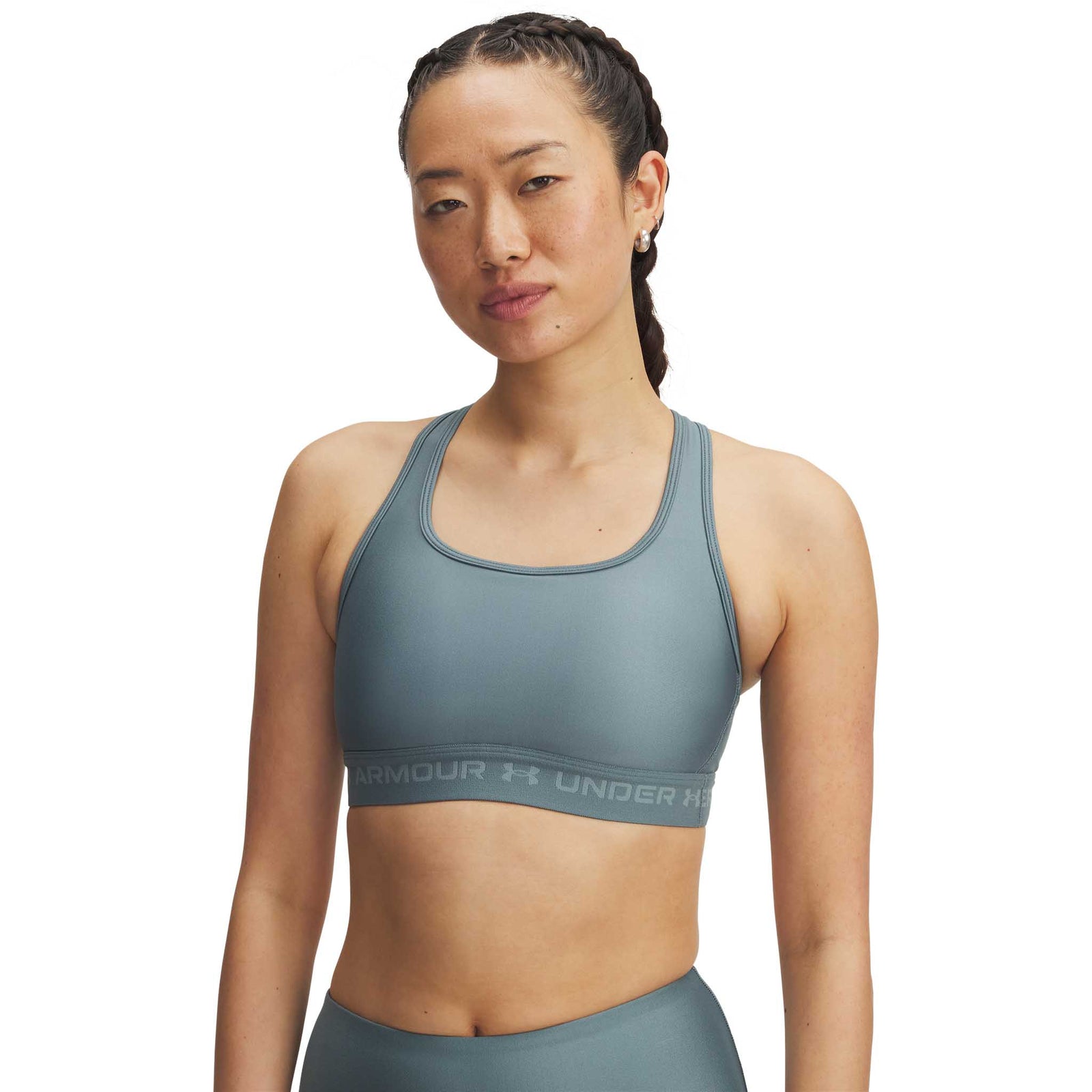 Under Armour UA Crossback Mid – Soutien-gorge sport croisé dans le dos pour femmes