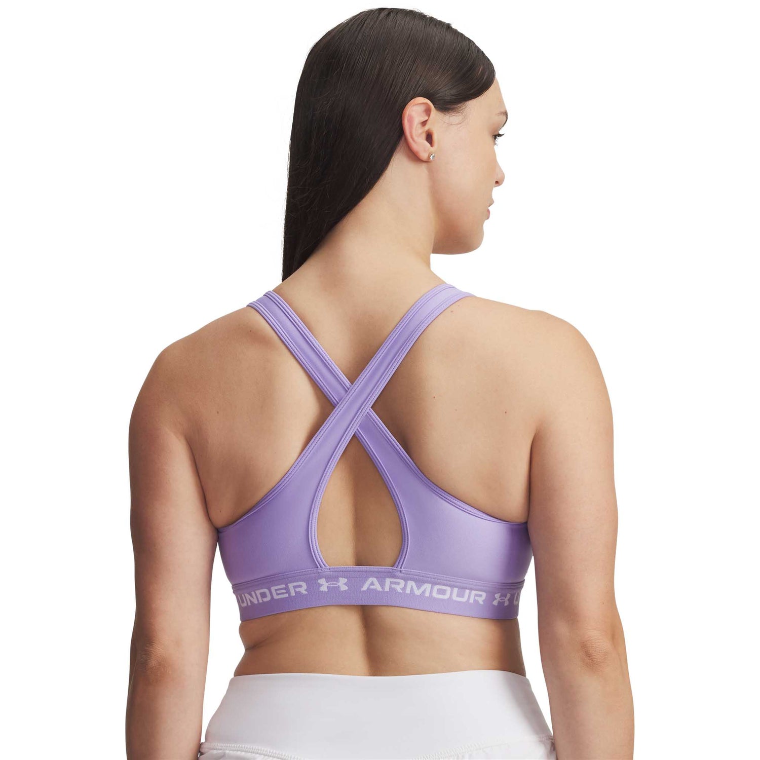 Under Armour UA Crossback Mid – Soutien-gorge sport croisé dans le dos pour femmes