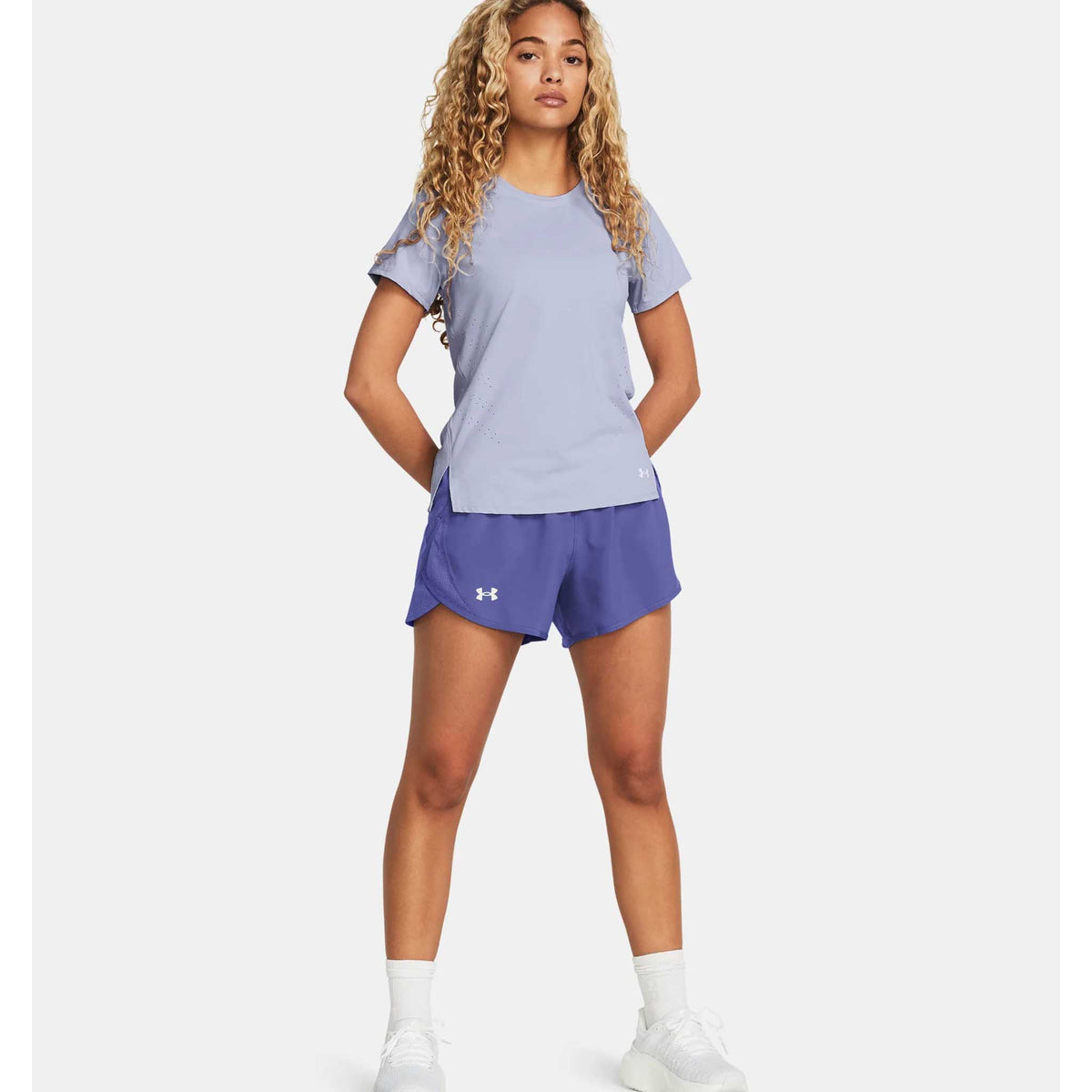 Under Armour UA Fly-By short 8 cm (3 po) pour femme