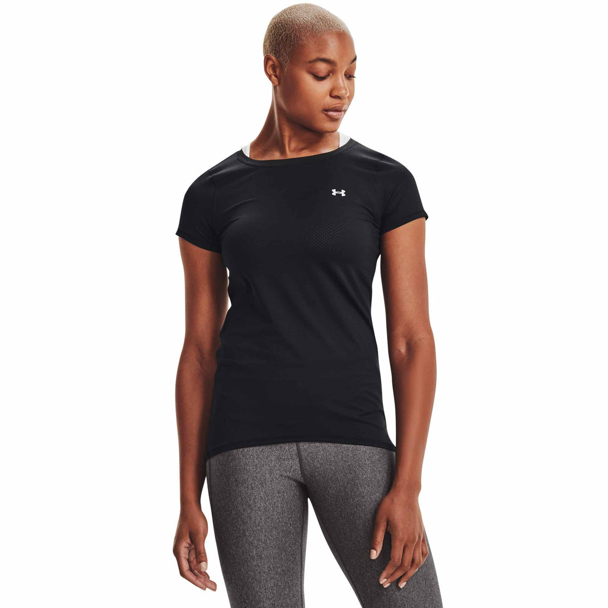 Under Armour UA HeatGear® Armour – Haut à manches courtes pour femme